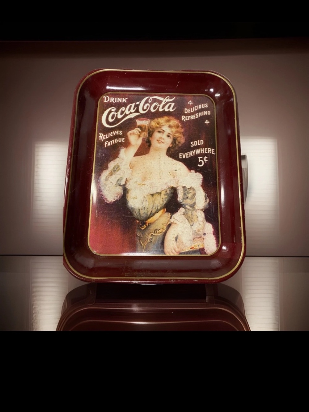 Coca-Cola Vintage 1975 Tray 75th Anniversary Edition Only